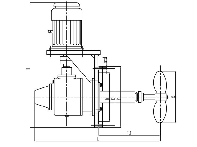 خلاطات الصناعة الكيميائية ذات الدخول الجانبي للخزان الكبير